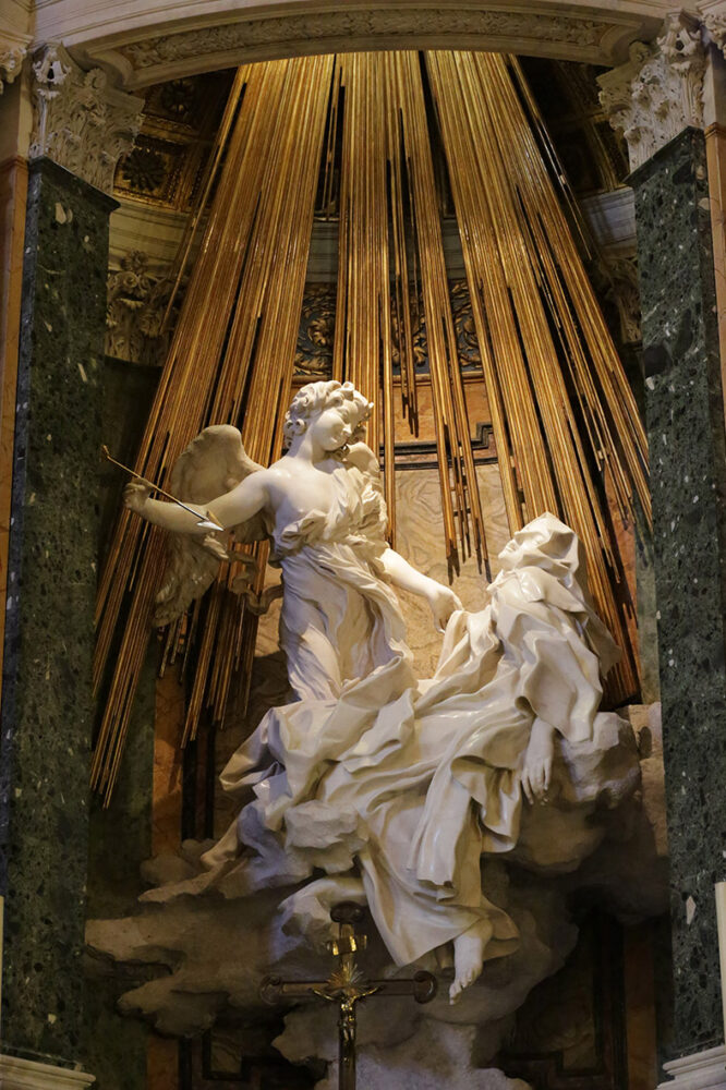 sculpture l'extase de sainte therese